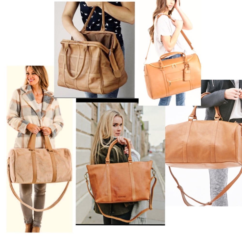 VINTAGE LEATHER weekender - Picture 8 of 10